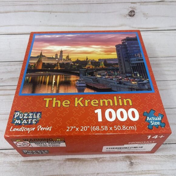The Kremlin 1000 Piece Jigsaw Puzzle Mate Landscape Series NEW - Picture 6 of 9